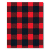Rustic Farmhouse Red Black Buffalo Plaid Rustic Area Rug