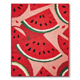 Whimsical Watermelon Slice Area Rug