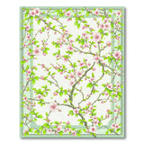 Multi-color and Patterns Pink Cherry Blossom Floral Area Rug
