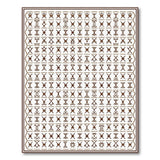 Brown Heritage Tribal Symbol Area Rug