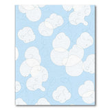 Whimsical Fluffy Clouds Light Blue Area Rug
