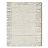 Beige and Neutral Beige Heritage Tribal Woven Area Rug