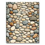 River Pebble Mosaic Area Rug