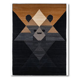 Geometric Bear Face Area Rug