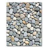 Grey Pebble Mosaic Area Rug