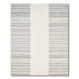 Geometric Modern Grey Vertical Stripe Area Rug