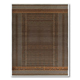 Heritage Tribal Geometric Area Rug in Brown Tan