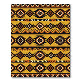 Vibrant Southwestern Geometric Diamond Rug