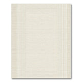 Beige and Neutral Beige Striped Textured Woven Area Rug