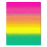 Rainbow Halftone Gradient Area Rug