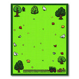 Playful Farmyard Cartoon Kids Area Rug