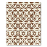 Brown Tan Geometric Lattice Area Rug