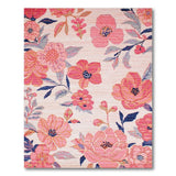Blush Pink Floral Vintage No. 9 Area Rug