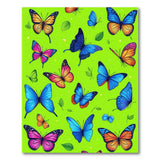 Vibrant Butterfly Meadow Area Rug