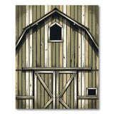 Weathered Green Barn Area Rug