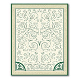 Elegant Green Floral Persian Area Rug
