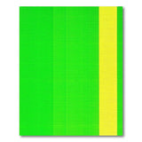 Vibrant Green Yellow Vertical Stripe Area Rug