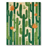 Southwestern Southwestern Cactus Garden Area Rug
