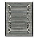 Black and White Heritage Tribal Black White Heritage Tribal Woven Rug