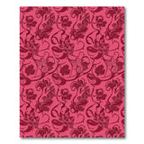 Pink Vibrant Pink Floral Vintage Area Rug