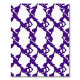 Geometric Modern Purple Geometric Modern Area Rug