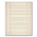 Beige Striped Woven Geometric Modern Area Rug