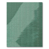Lush Green Diagonal Woven Geometric Rug