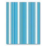 Blue White Vertical Striped Area Rug