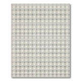 Geometric Modern Black and White Black White Dotted Grid Area Rug