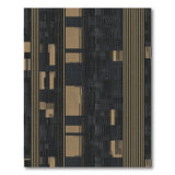 Modern Geometric Vertical Stripe Area Rug
