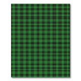 Green Green Black Plaid Geometric Area Rug