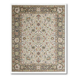 Ivory Multi-Color Persian Floral Area Rug