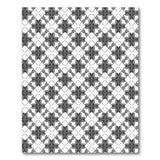 Geometric Modern Black White Geometric Star Area Rug