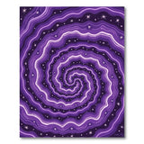 Purple Cosmic Swirl Area Rug