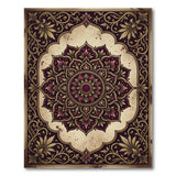 Purple Mandala Floral Vintage Area Rug