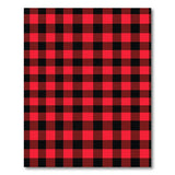 Red Black Buffalo Plaid Red Area Rug