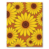 Vibrant Yellow Vibrant Yellow Sunflower Area Rug