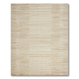Textured Beige Geometric Area Rug