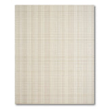 Beige and Neutral Woven Beige Grid Woven Area Rug