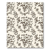 Elegant Beige Damask Floral Area Rug