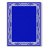 Navy Blue Traditional Persian Border Area Rug