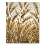 Yellow Golden Wheat Stalks Area Rug