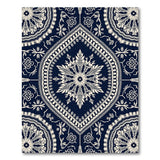 Navy Mandala Persian Area Rug