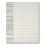 Grey Modern Grey Vertical Stripe Woven Rug