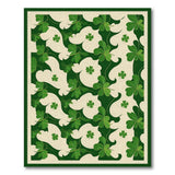 Emerald Shamrock Interlock Area Rug
