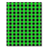 Green Bold Green Black Buffalo Check Area Rug