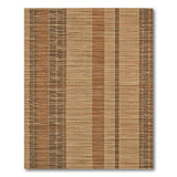Brown and Tan Rustic Brown Tan Striped Woven Area Rug