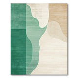 Emerald Organic Abstract Area Rug