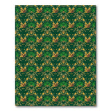 Emerald Green Gold Ornate Persian Area Rug