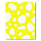 Sunny Yellow Bubble Cutout Area Rug